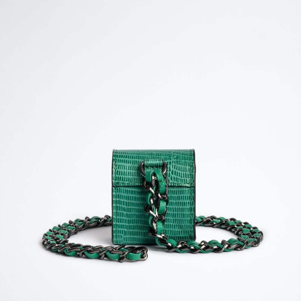 Zadig & Voltaire Emerald Mini Bag with Chain - Picture 11 of 11